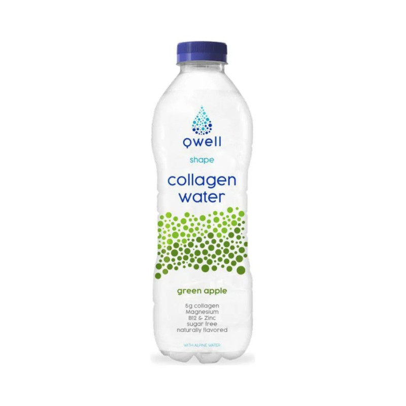qwell Shape Collagen Water Apple 500ml