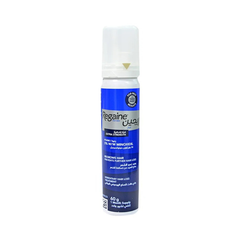Regaine Minoxidil Hair Loss Foam Extra Strength White 60g