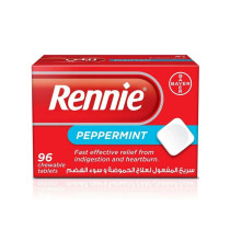 Rennie Peppermint Chewable Tablets 96'S