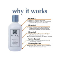 REXSOL Vitamin C Facial Cleanser Foaming Gel 240ml