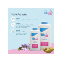 Sebamed Extra-Soft Formula Baby Powder With Olive Oil For Delicate Skin - 200g