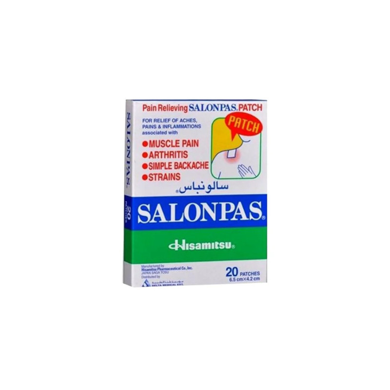 Salonpas Pain Relieving, 20 Patches