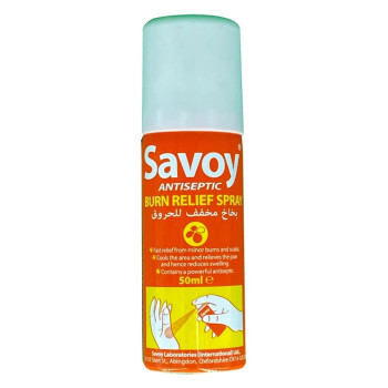 Savoy Antiseptic Burn Relief Spray 50ml