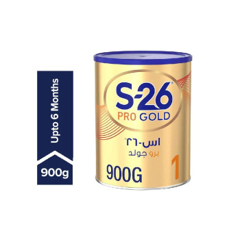 S26 Pro Gold Premium Starter Infant Formula Stage 1 - 0-6 Months 900g