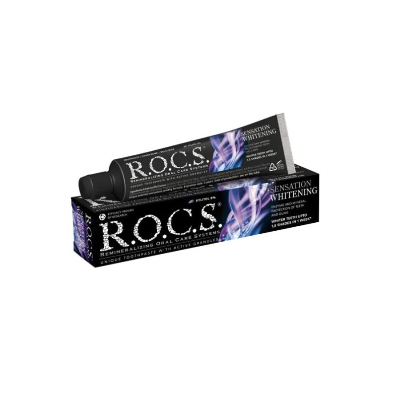 Rocs Sensation Whitening Toothpaste 40g