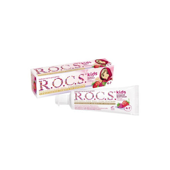 Rocs Raspberry And Strawberry Toothpaste 40g