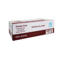 SAMA Vinyl Powder Free Gloves Large 100