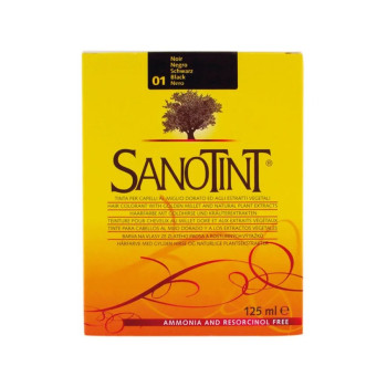 Sanotint Natural Hair Color No. 01 Black 125ml