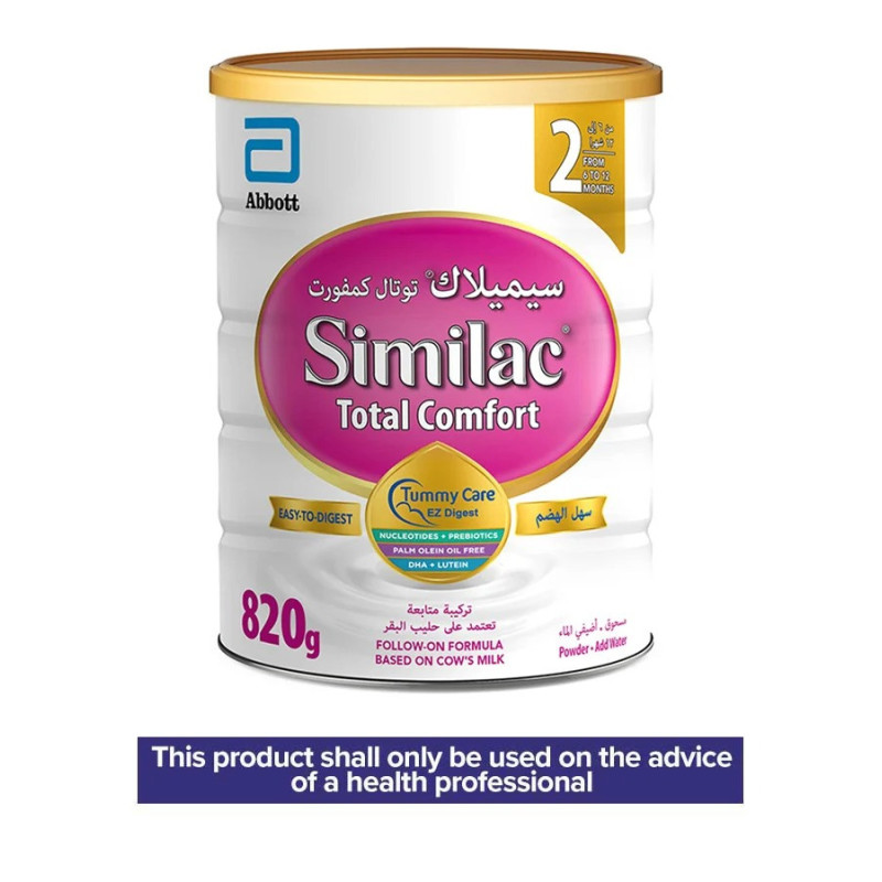 Similac Total Comfort 2 Follow on Infant Formula Milk Powder 6-12 Months 820g