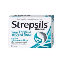 Strepsils Sore Throat And Blocked Nose Lozenges 24'S