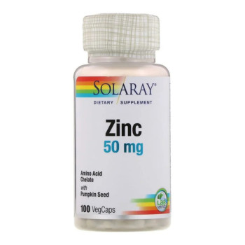 Solaray Pumpkin Seed Zinc - 100 VegCaps