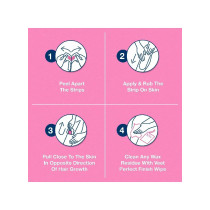 Veet Hair Removal Gel Wax Strips Dry Skin 20 Count