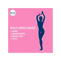 Veet Hair Removal Gel Wax Strips Dry Skin 20 Count
