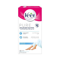 Veet Pure Legs And Body Wax Strips 20 Strips