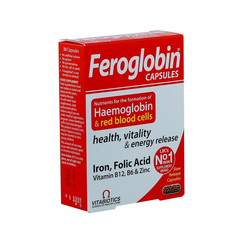 Vitabiotics Feroglobin Original 30 Tablets