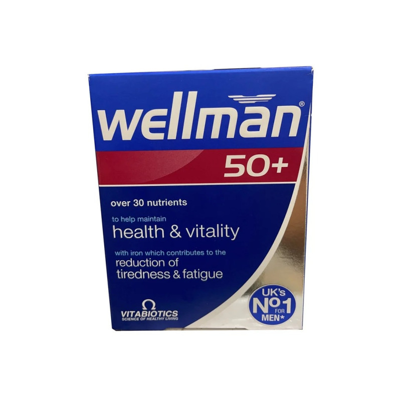 Vitabiotics Wellman 50+ - 30 Tablets
