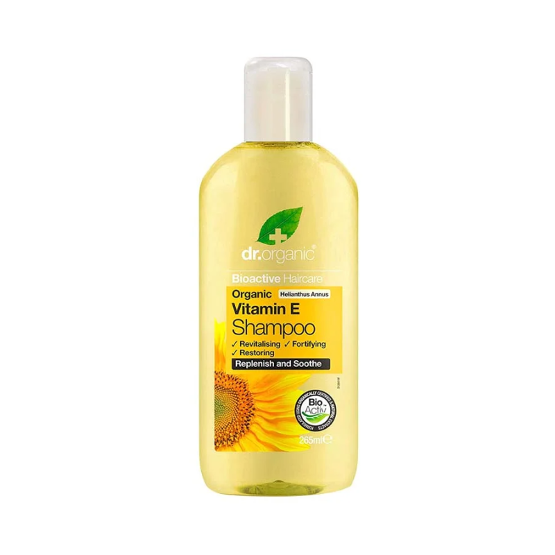 dr.organic Bioactive Haircare Vitamin E Shampoo 265ml