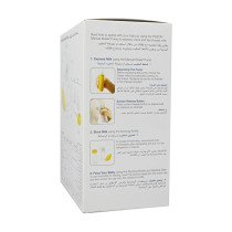 Pigeon Adjustable Manual Breast Pump - Clear/Yellow