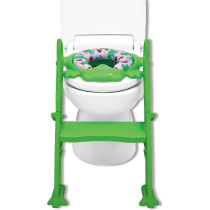 Karibu Frog Shape Cushion Potty Seat With Ladder Green