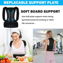 UK+ Upper Back Posture Corrector Neoprene Posture Corrector Scoliosis Back Brace Spine Corset Belt Shoulder Therapy Waist Lumbar Support Poor Posture Correction