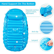 Baby Inflatable Bathtub, Portable Infant Toddler Bathing Tub Non-Slip Travel Bathtub Mini Air Swimming Pool Kids Thick Foldable Shower Basin