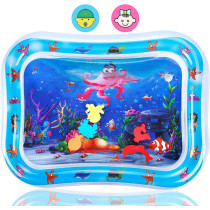 UK+ Inflatable Tummy Time Water Mat Baby – Infant and Toddler Play Sensory Toys for Early Development Activities | Age 3 to 12 Months