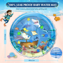 UK+ Tummy Time Water Play Mat, Infant Baby Water Mat Toys for 0 3 6 9 12 Months Newborn Infant Toddler Boy Girl