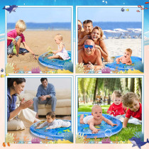 UK+ Tummy Time Water Play Mat, Infant Baby Water Mat Toys for 0 3 6 9 12 Months Newborn Infant Toddler Boy Girl