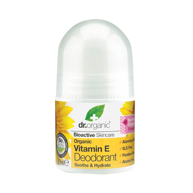 dr.organic Bioactive Skincare Vitamin E Deodorant 50ml