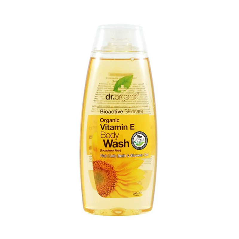 dr.organic Bioactive Skincare Vitamin E Body Wash 250ml