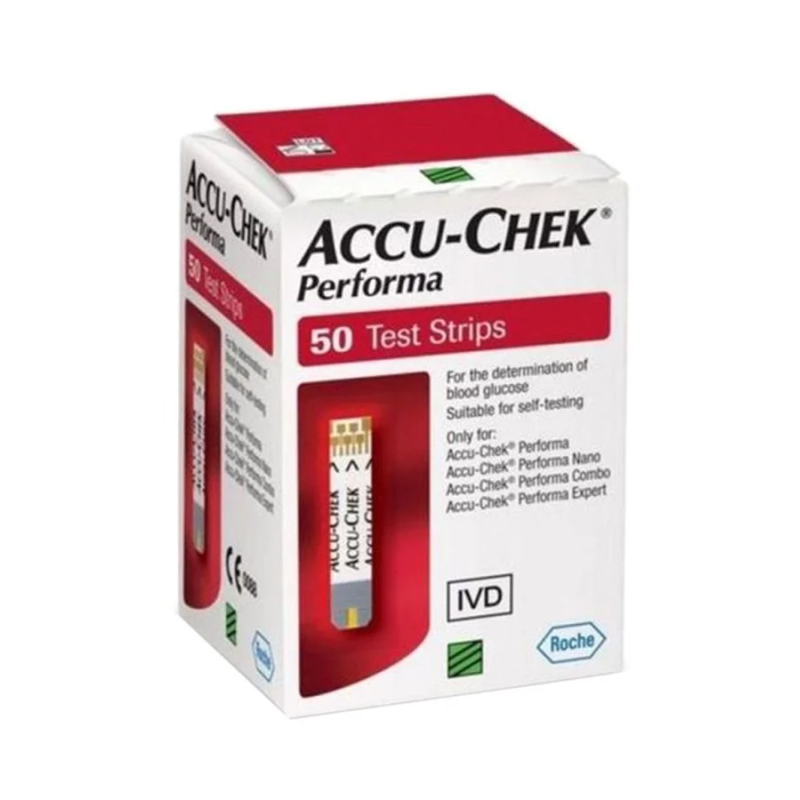 ACCU-CHEK 50-Piece Performa Blood Glucose Test Strips
