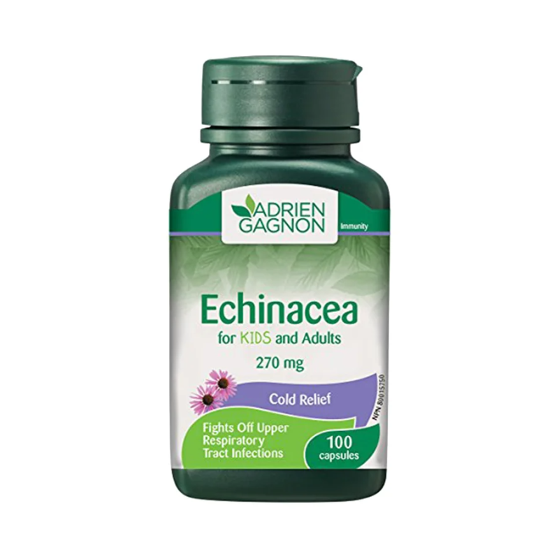 ADRIEN GAGNON Echinacea Cold Relief 270 mg Capsules - 100 Capsules