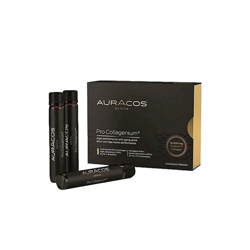 Auracos Pack of 14 - Pro Collagenium High Performance Anti Aging Drink