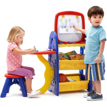 Crayola Doublesided Easel With A 6In1 Creativity Center Board