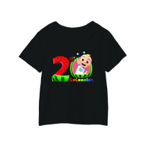 AL Amal Cocomelon 2 year Old T-Shirts, Cocomelon black