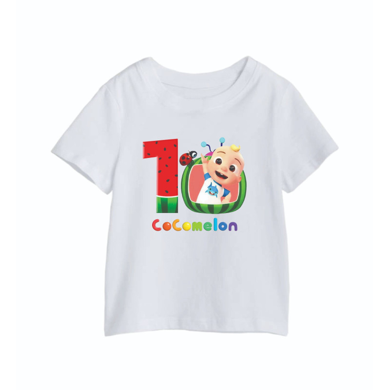 AL Amal Cocomelon 1 year Old T-Shirts, Cocomelon White