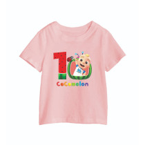 AL Amal Cocomelon 1 year Old T-Shirts, Cocomelon Pink