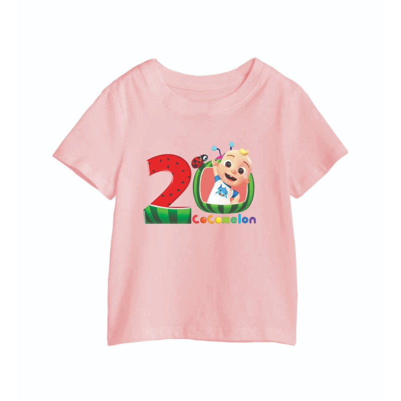 AL Amal Cocomelon 2 year Old T-Shirts, Cocomelon Pink