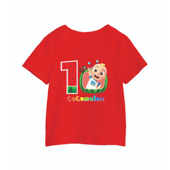 AL Amal Cocomelon 1 year Old T-Shirts, Cocomelon Red