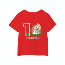 AL Amal Cocomelon 1 year Old T-Shirts, Cocomelon Red