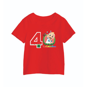 AL Amal Cocomelon 4 year Old T-Shirts, Cocomelon Red