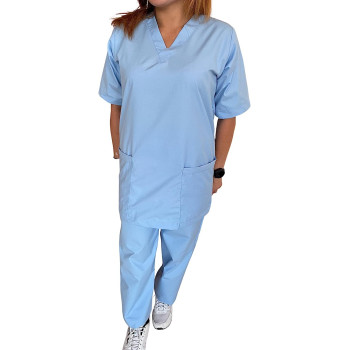 House Keeping Staff Uniform Cleaner Uniform Housemaid Uniform ( Blue )