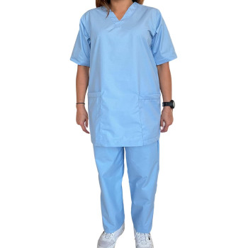 House Keeping Staff Uniform Cleaner Uniform Housemaid Uniform ( Blue )