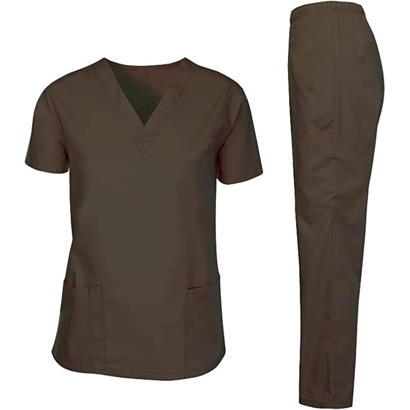 House Keeping Staff Uniform Cleaner Uniform Housemaid Uniform ( Brown )