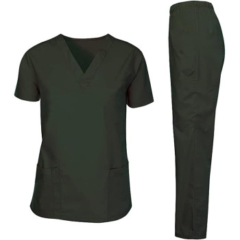 House Keeping Staff Uniform Cleaner Uniform Housemaid Uniform ( Dark Green )