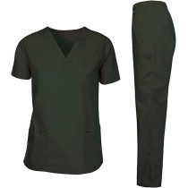 House Keeping Staff Uniform Cleaner Uniform Housemaid Uniform ( Dark Green )