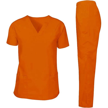House Keeping Staff Uniform Cleaner Uniform Housemaid Uniform ( Orange )