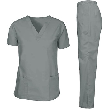 House Keeping Staff Uniform Cleaner Uniform Housemaid Uniform ( Grey )