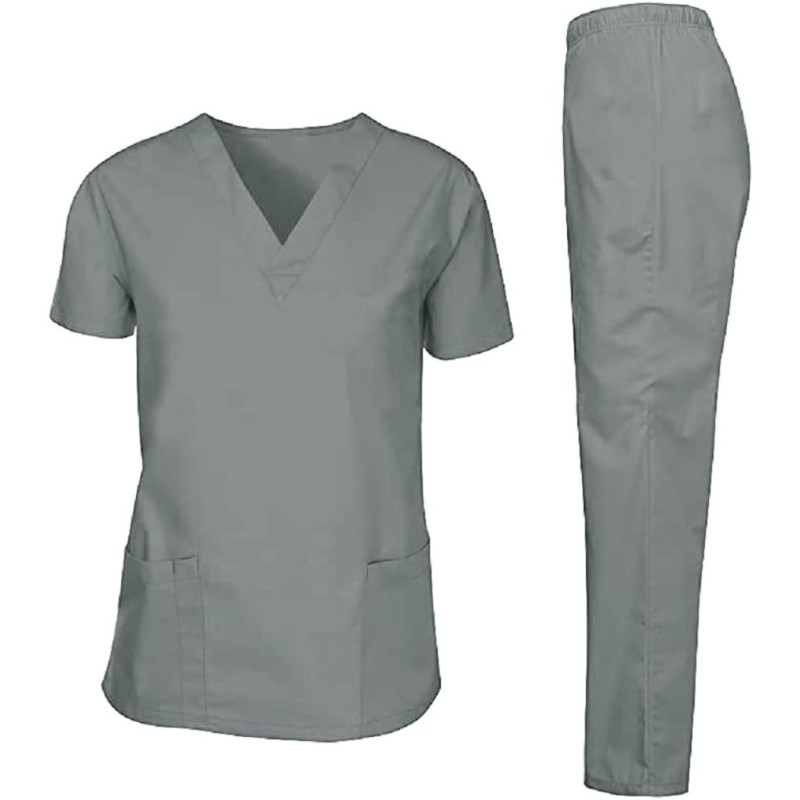 House Keeping Staff Uniform Cleaner Uniform Housemaid Uniform ( Grey )