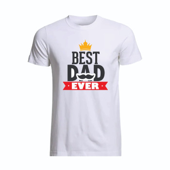 Fathers Day Customised Cotton T-shirt, unisex